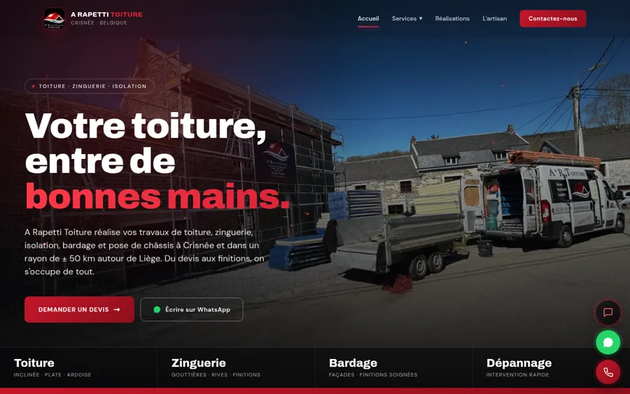 Site A Rapetti Toitures