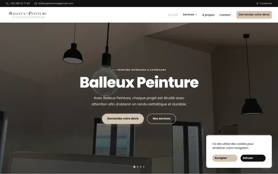 Site Balleux Peinture