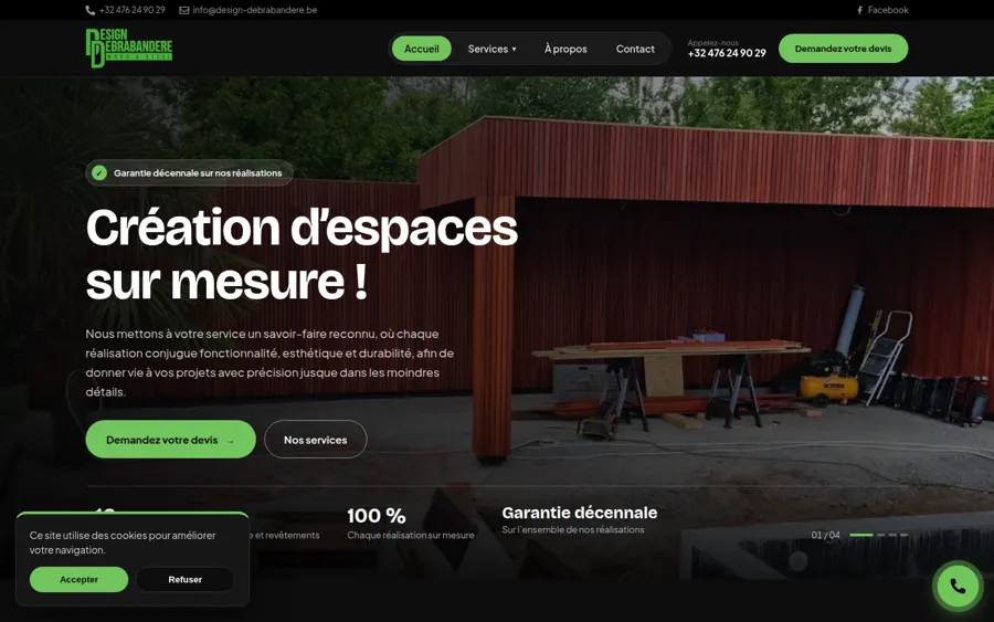 Site Design Debrabrandere
