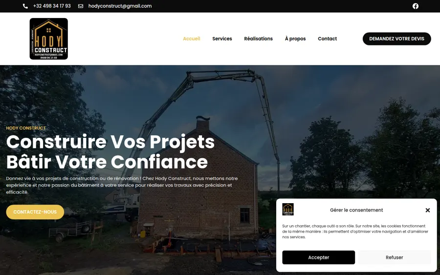 Site Hody Construct