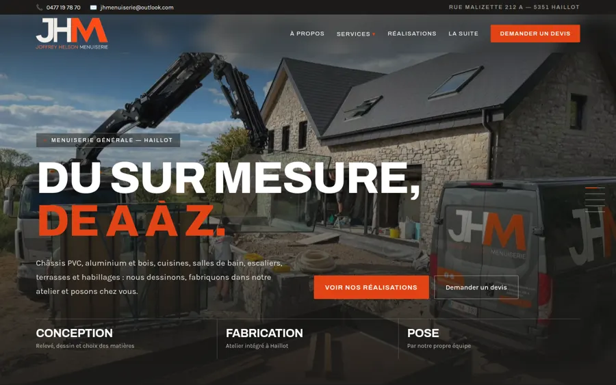Site JH Menuiserie