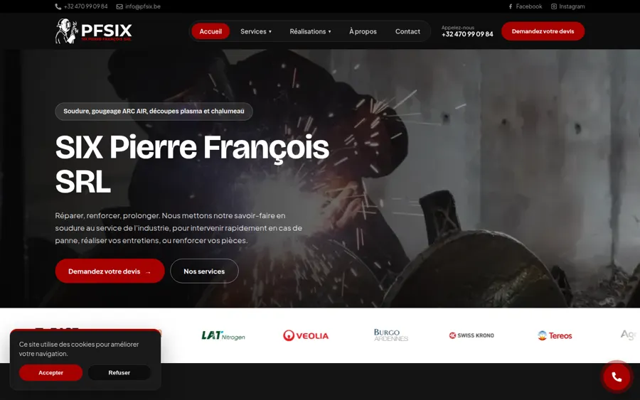 Site Pierre François SRL