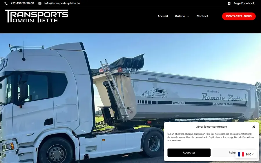 Site Transports Piette - Romain Piette