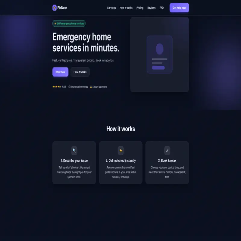 Aperçu du projet Service express