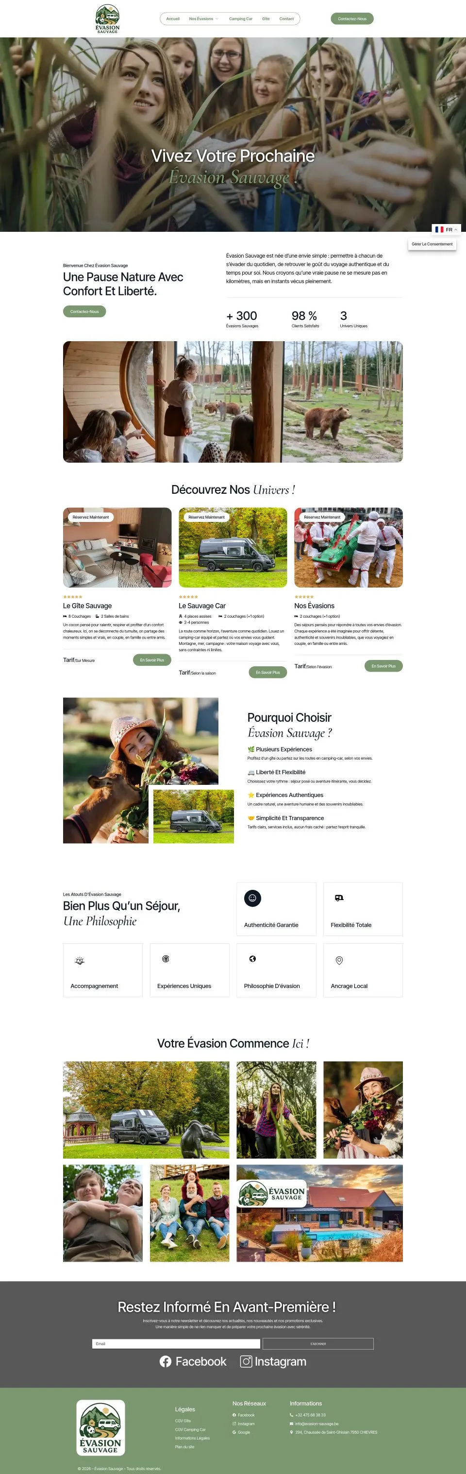 Site Évasion Sauvage